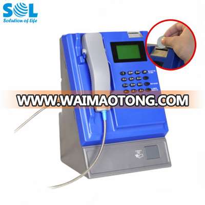 Coin Payphone Products Desktop Sim Card Gsm Cordless Phone