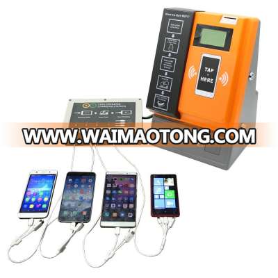 Self Service Payment Kiosk Mobile Cell Phone Charging Vending Machine